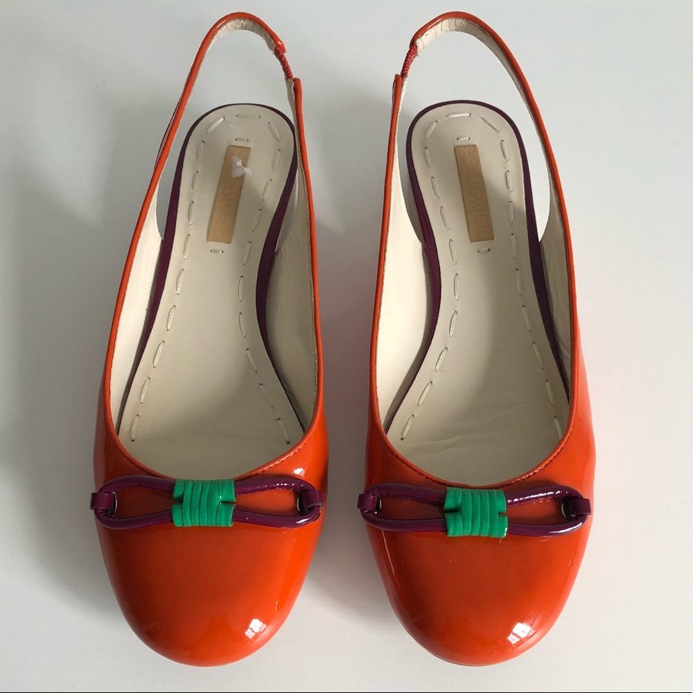 La Fenice Venezia Orange Slingback 7.5